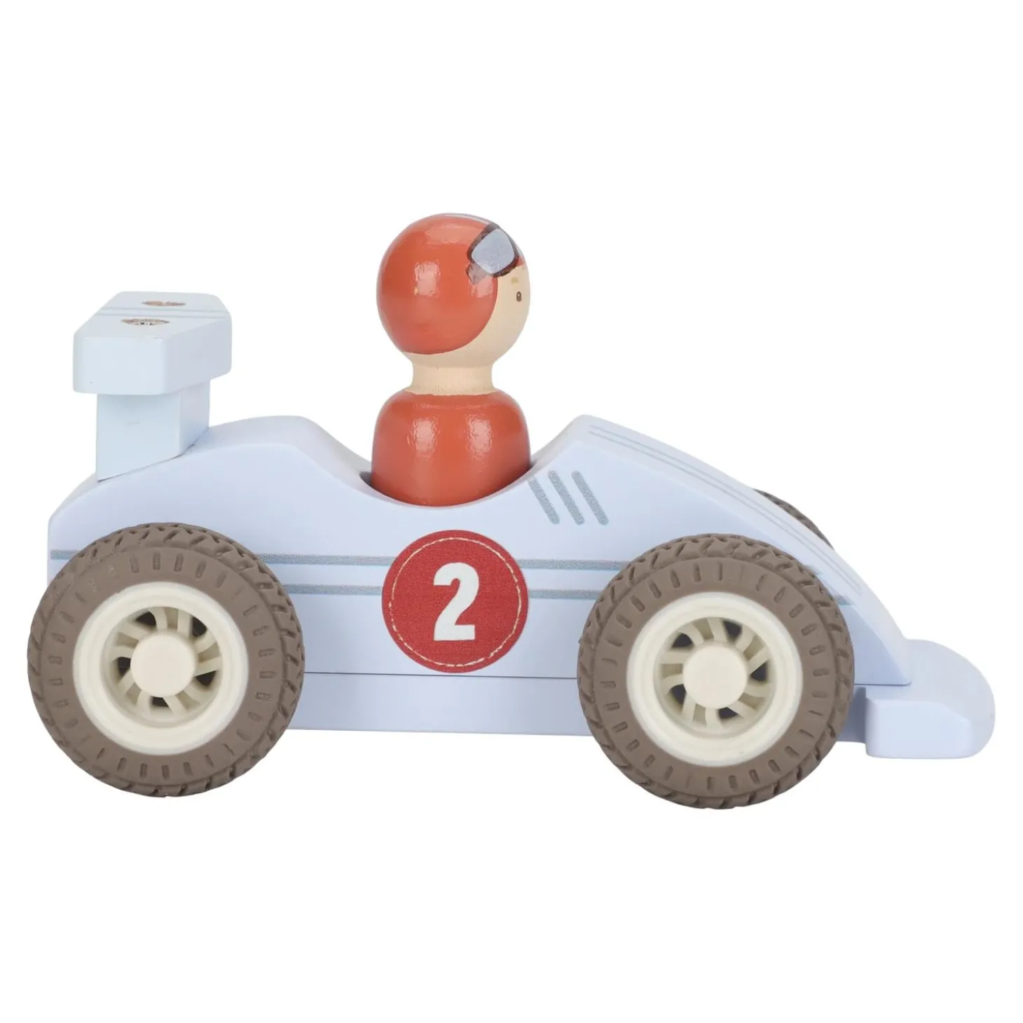 Little Dutch Voitures de course en bois FSC Multicolore