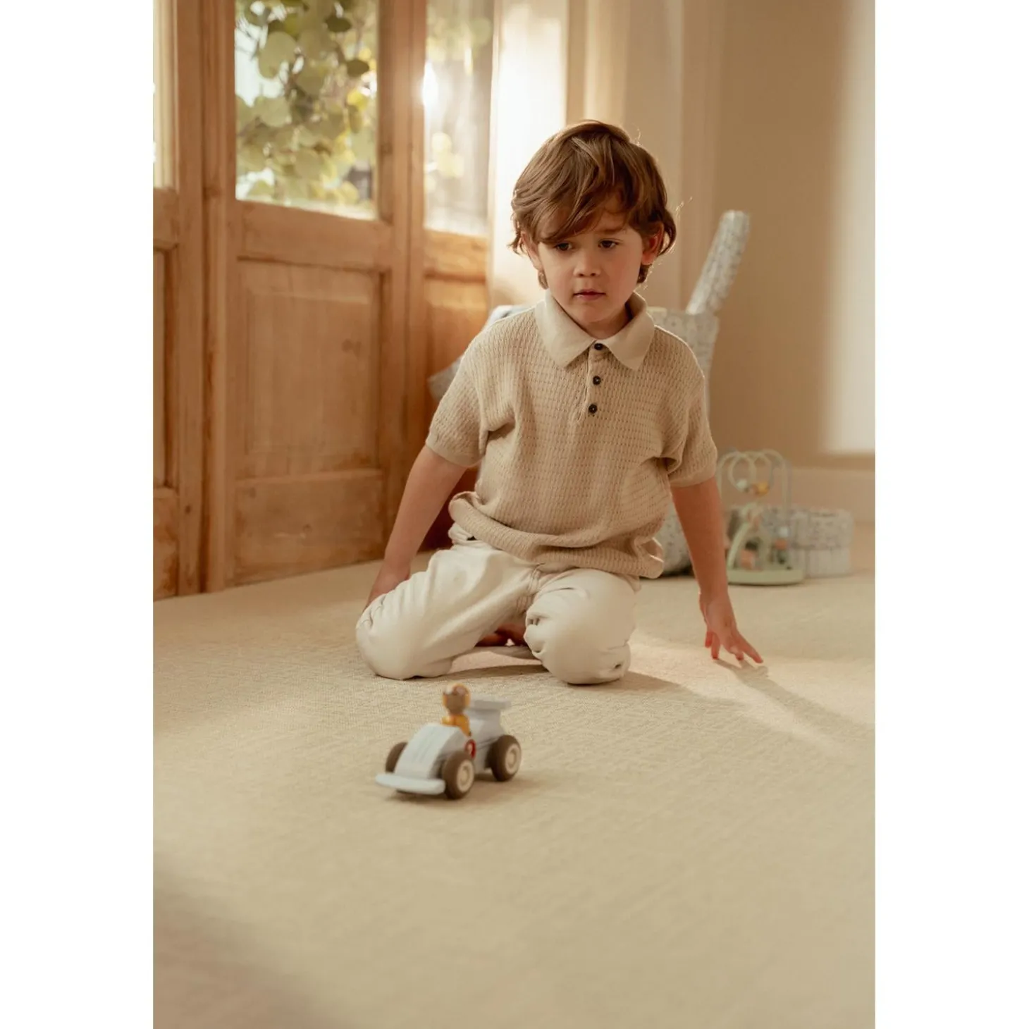 Little Dutch Voitures de course en bois FSC Multicolore