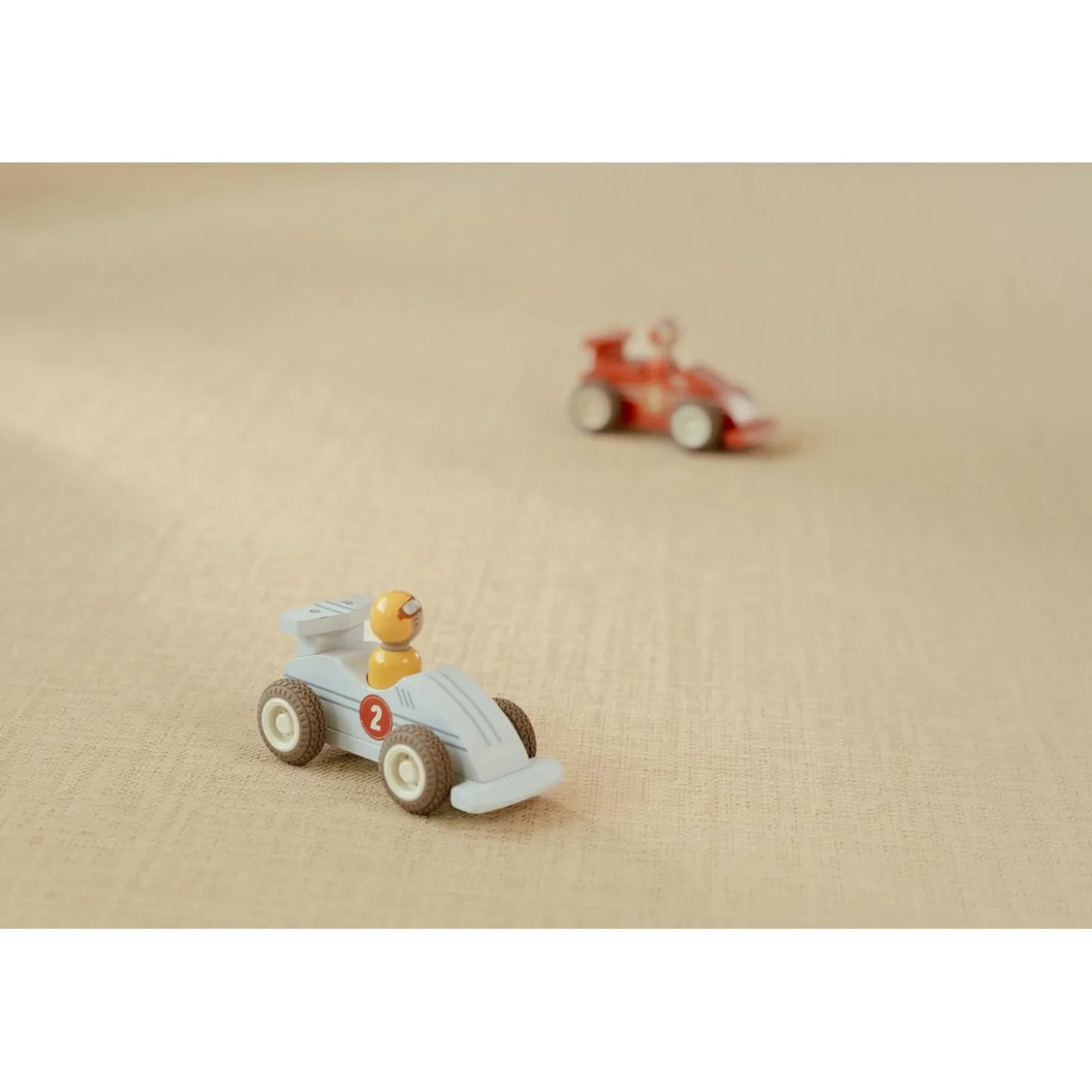 Little Dutch Voitures de course en bois FSC Multicolore