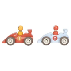 Little Dutch Voitures de course en bois FSC Multicolore