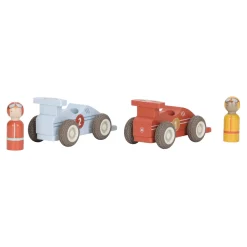 Little Dutch Voitures de course en bois FSC Multicolore