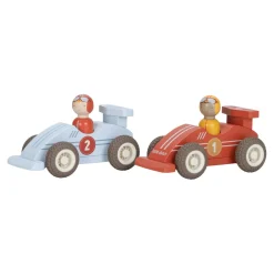Little Dutch Voitures de course en bois FSC Multicolore