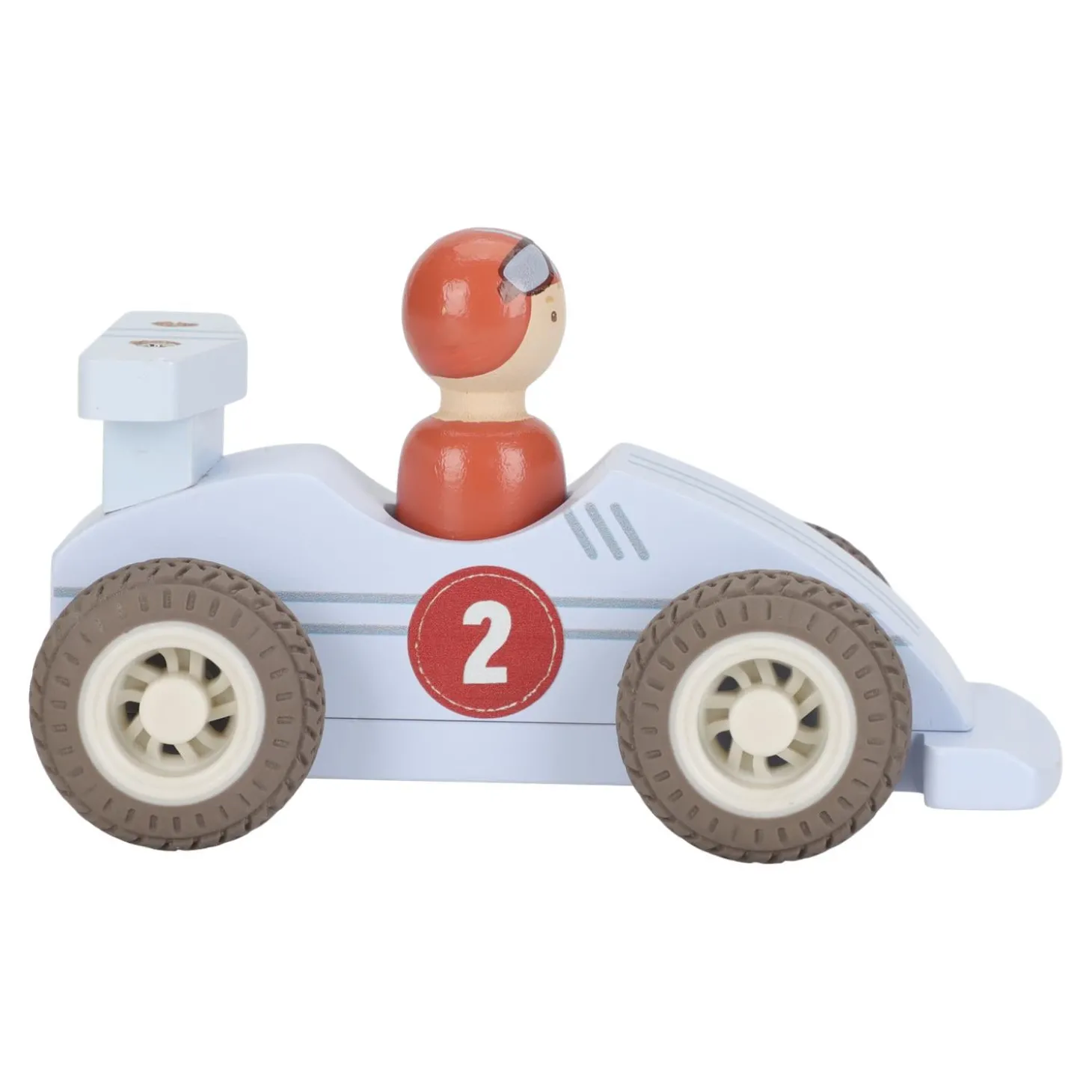 Little Dutch Voitures de course en bois FSC Multicolore