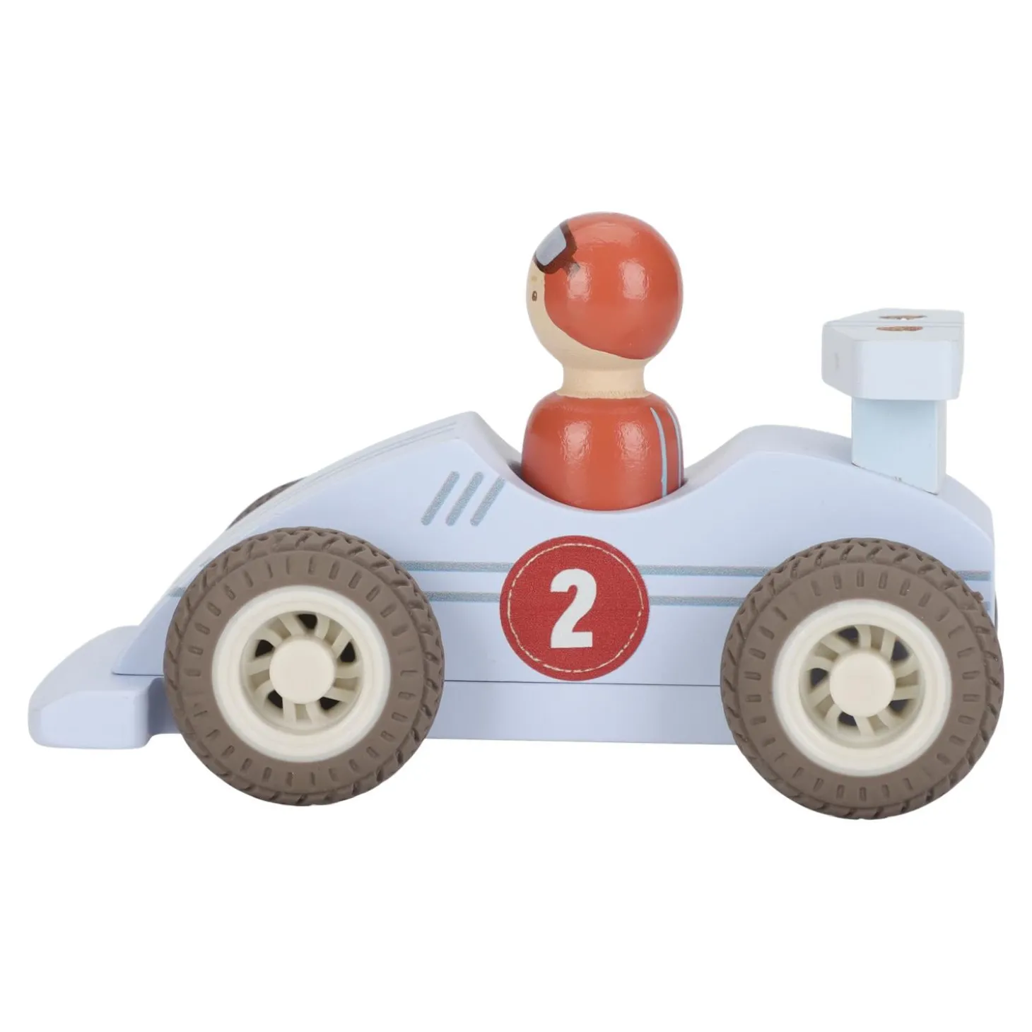 Little Dutch Voitures de course en bois FSC Multicolore