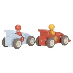 Little Dutch Voitures de course en bois FSC Multicolore