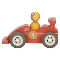 Little Dutch Voitures de course en bois FSC Multicolore