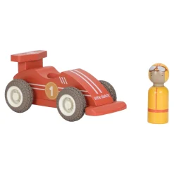 Little Dutch Voitures de course en bois FSC Multicolore