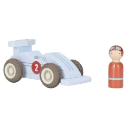 Little Dutch Voitures de course en bois FSC Multicolore