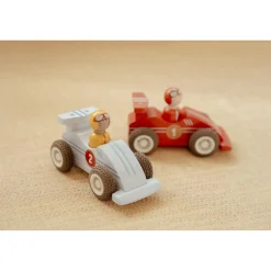Little Dutch Voitures de course en bois FSC Multicolore