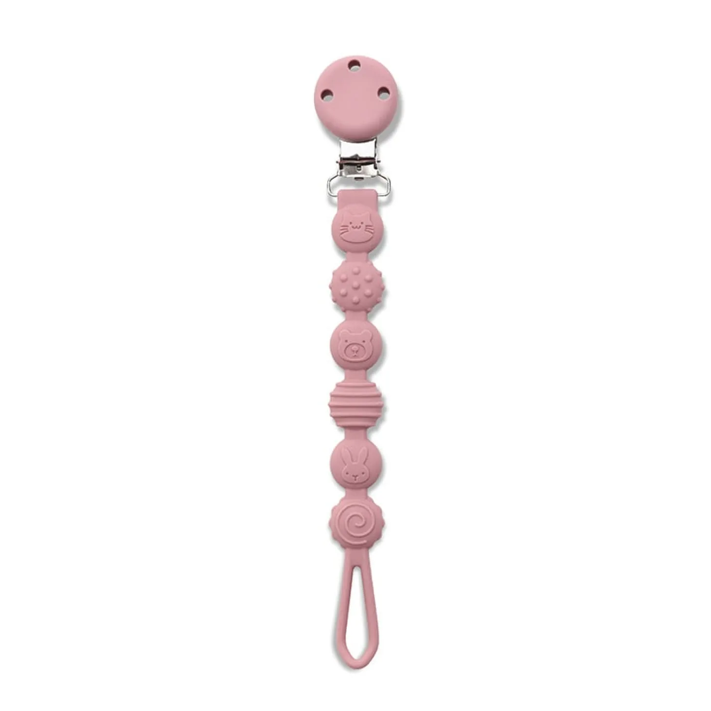 Lorelli Attache Sucette Silicone Rose