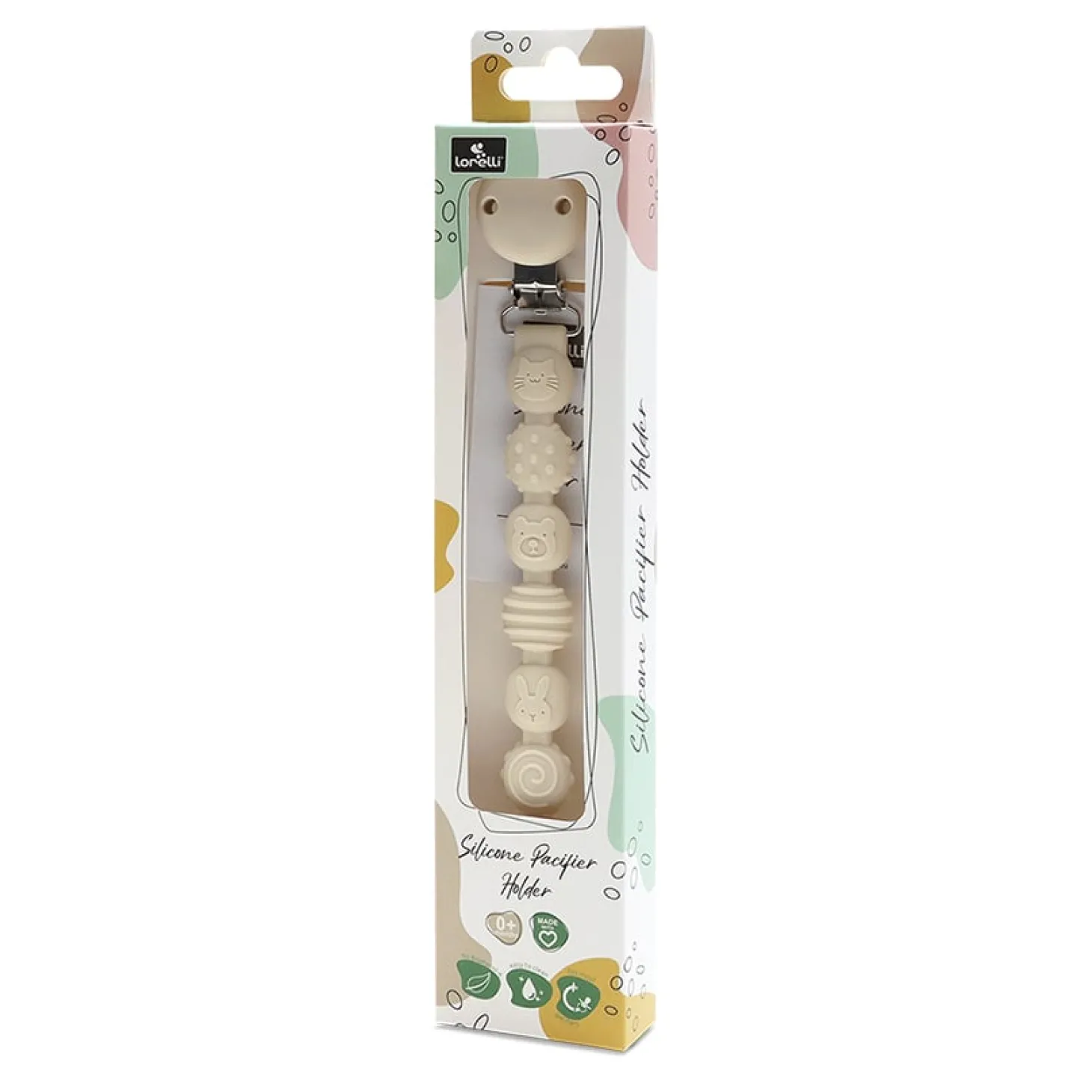 Lorelli Attache Sucette Silicone Beige