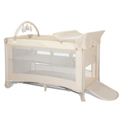 Lorelli                     Lit Parapluie Torino 2Hauteurs + Accessoires    Beige