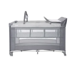 Lorelli                    Lit parapluie torino 2 niveaux avec accessoires    Gris