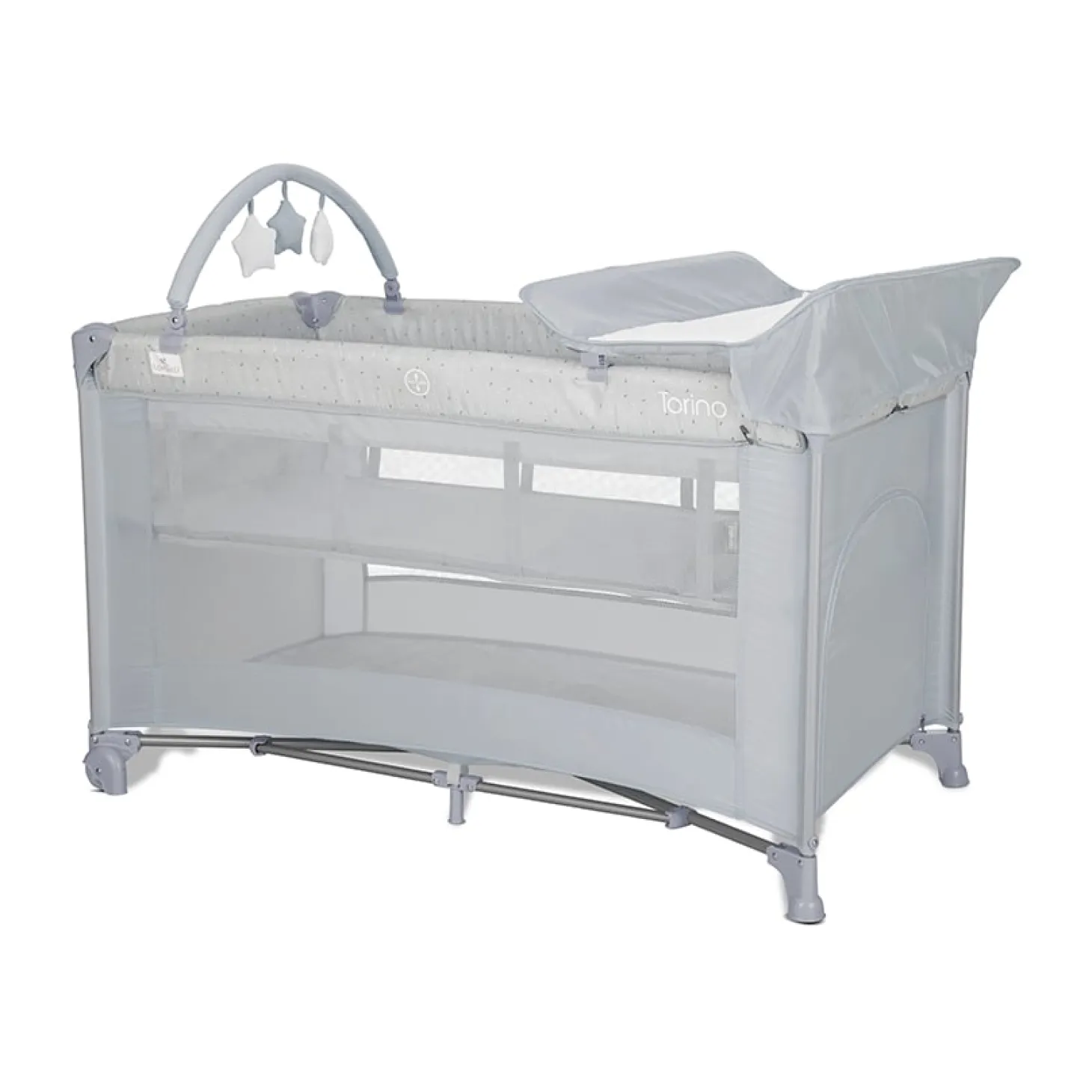 Lorelli Lit Parapluie Torino 2Hauteurs + Accessoires Gris