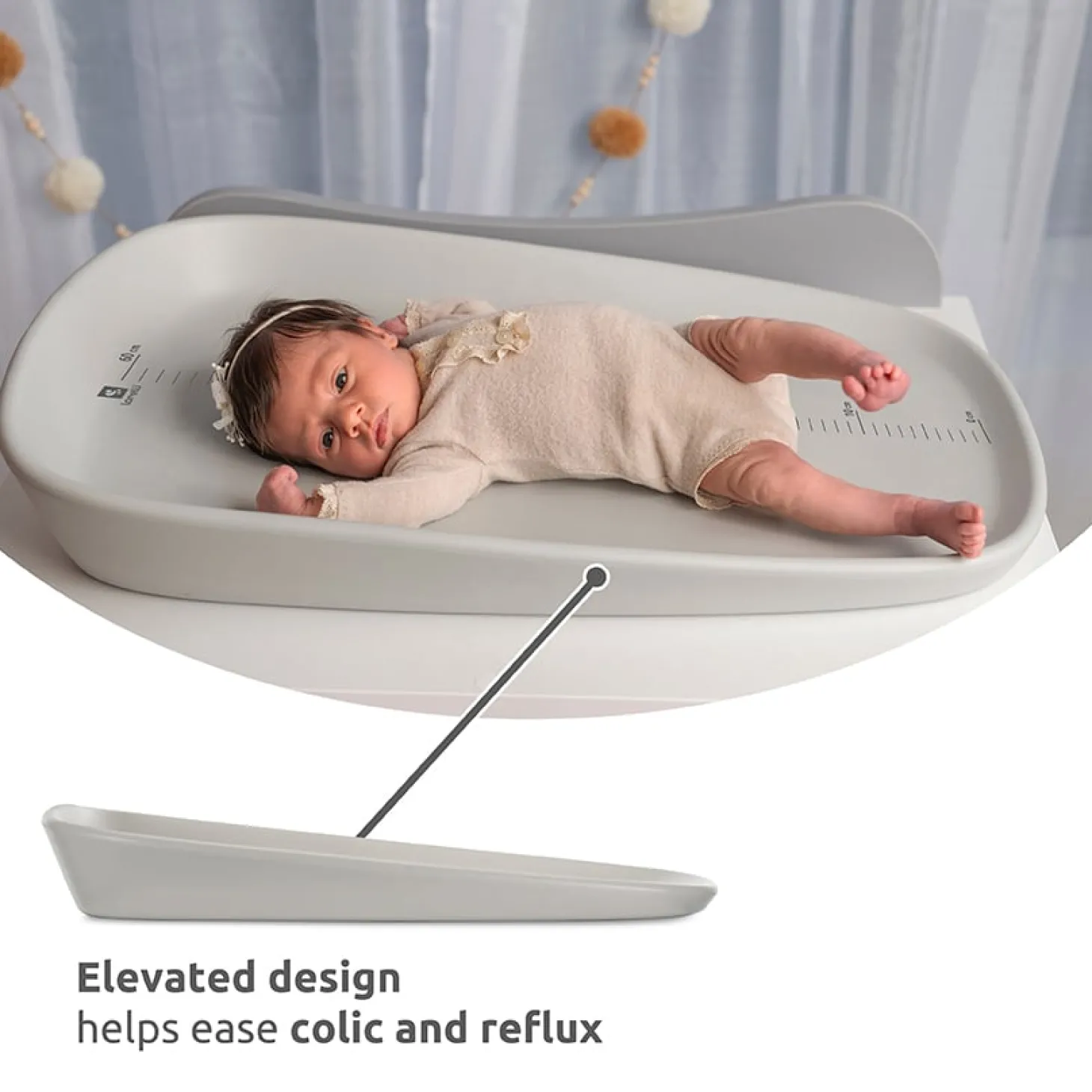 Lorelli Matelas à Langer Mousse Lulu Gris