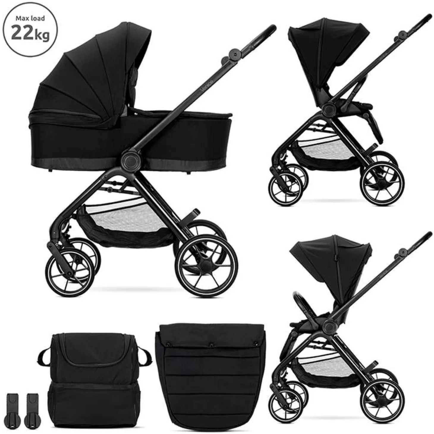 Lorelli Poussette Duo Venice Noir