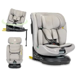 Lorelli                    Siège-auto Solaris isofix + Jambe de force 360    Gris