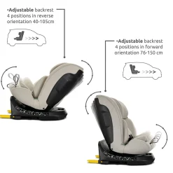 Lorelli Siège-auto Solaris isofix + Jambe de force 360 Noir
