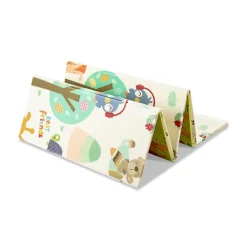 Lorelli Tapis de Jeu Thermique Reversible Pliable Jaune 18 x 200 cm