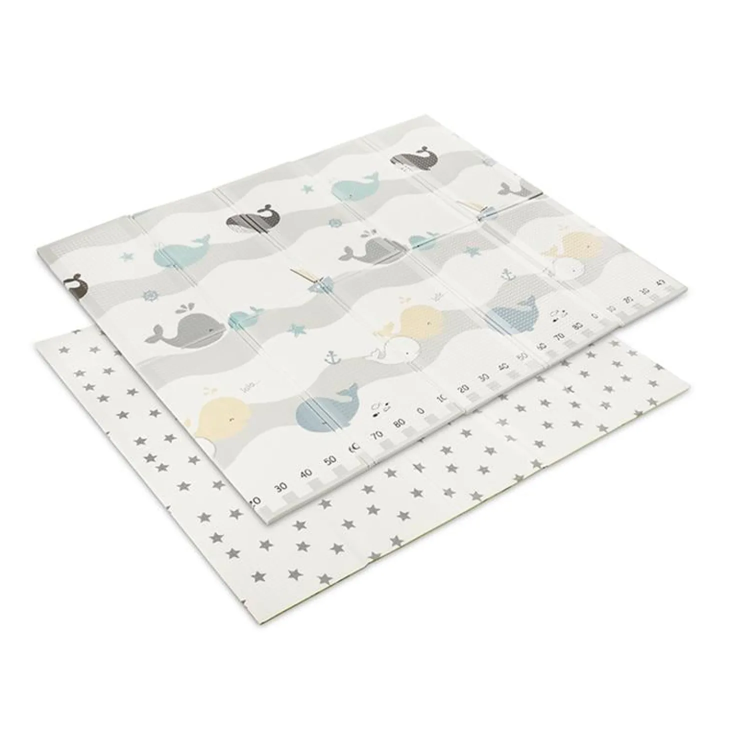 Lorelli Tapis de Jeu Thermique Reversible Pliable Gris 18 x 200 cm