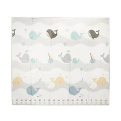 Lorelli Tapis de Jeu Thermique Reversible Pliable Gris 18 x 200 cm
