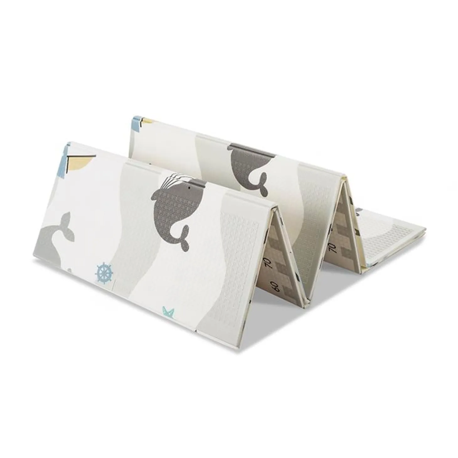 Lorelli Tapis de Jeu Thermique Reversible Pliable Gris 18 x 200 cm