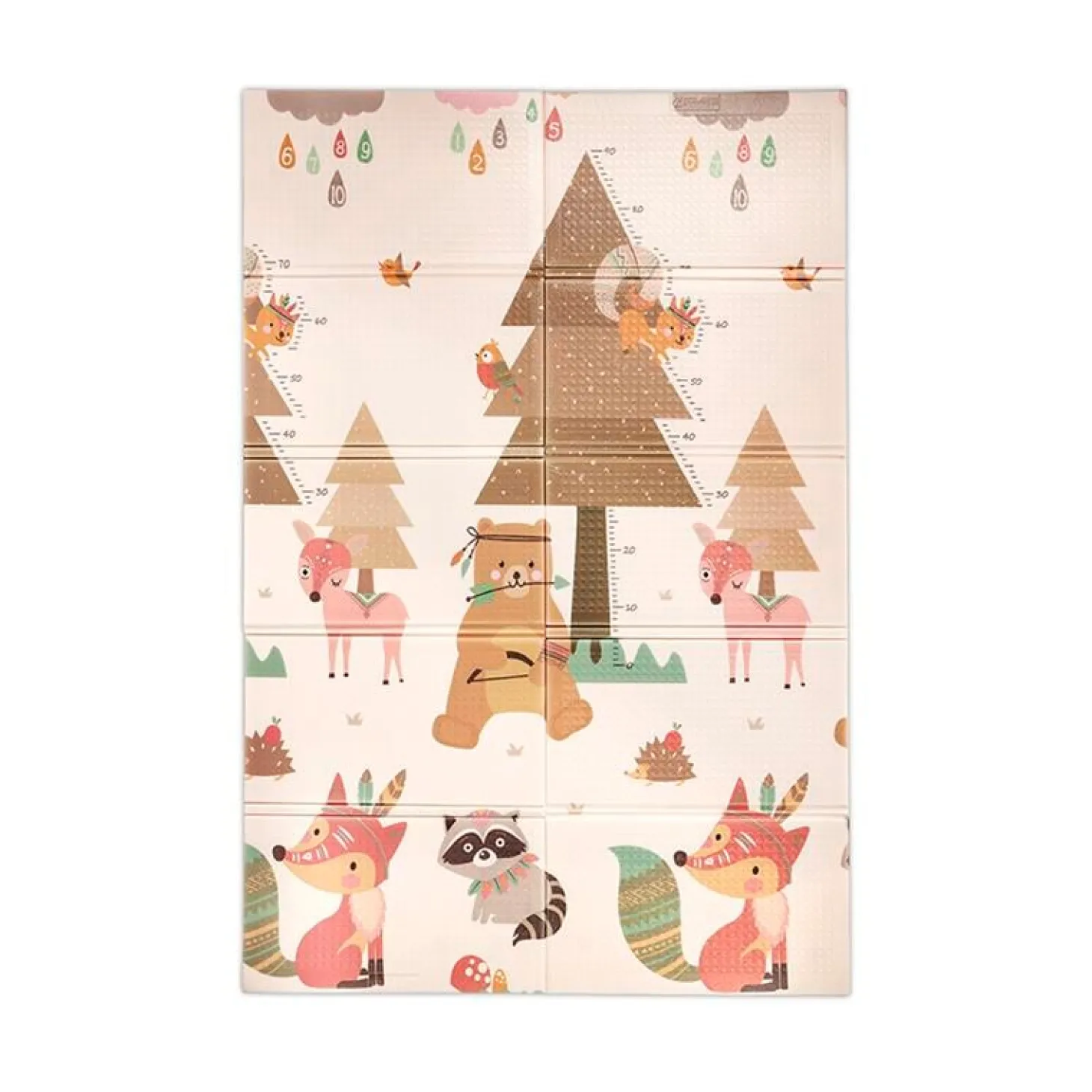 Lorelli Tapis de Jeu Thermique Reversible Pliable Home & Stars 120 - 180 cm