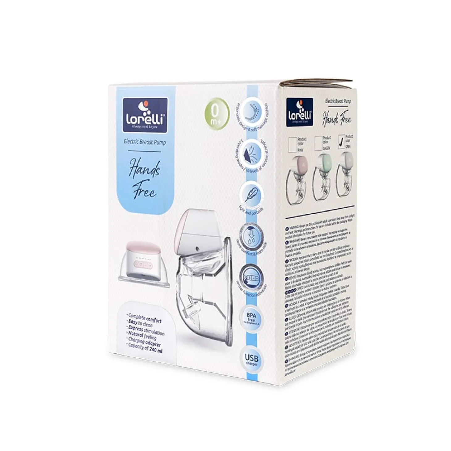 Lorelli Tire-Lait Electrique Main-Libre Aya Vert