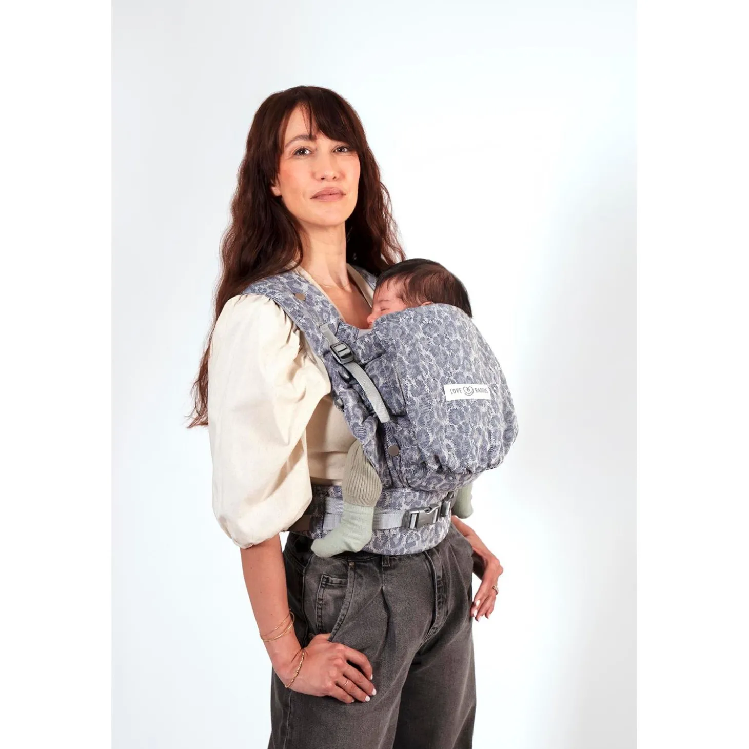 Love Radius by JPMBB Porte-bébé PhysioCarrier 2 Edition Limitée Blue Léopard