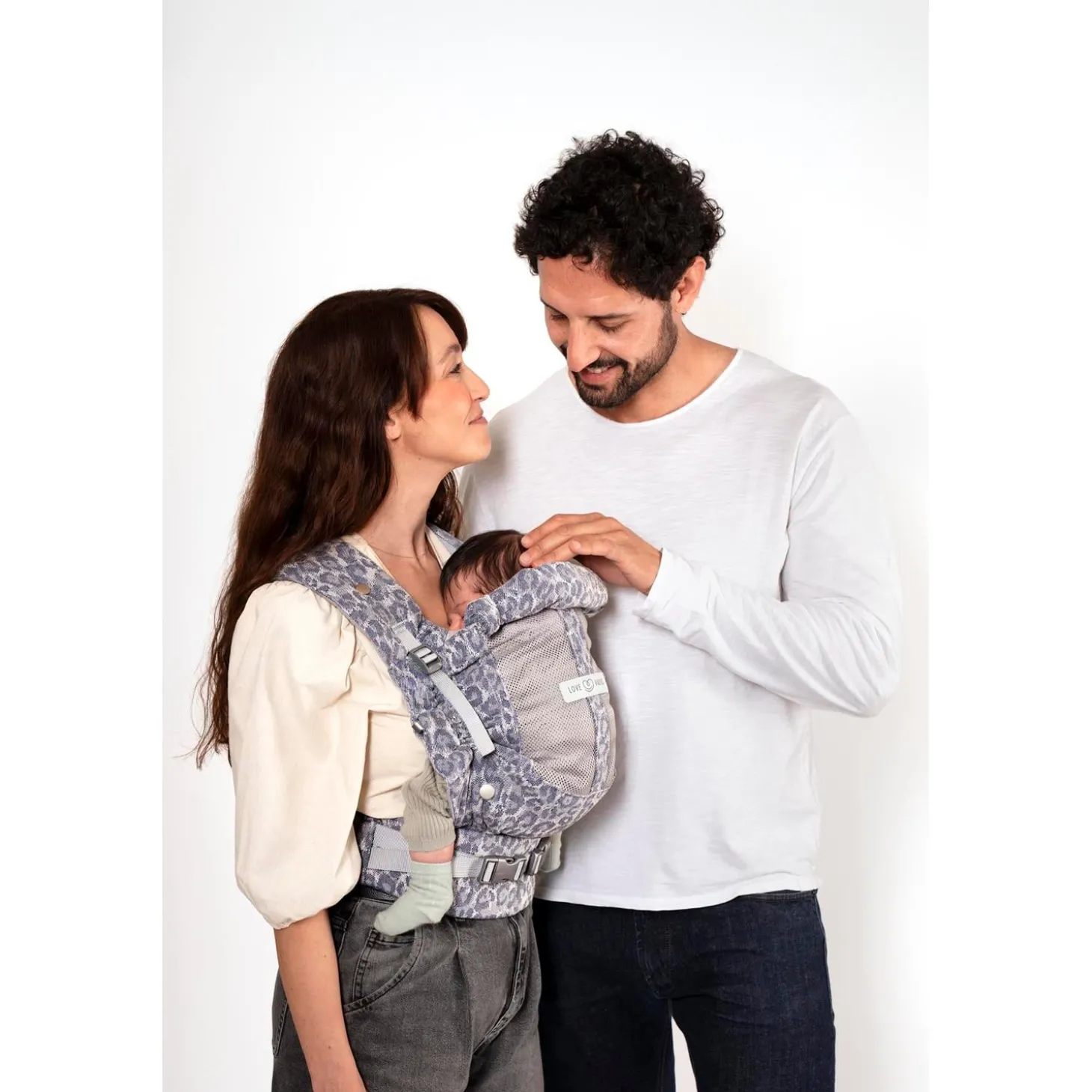 Love Radius by JPMBB Porte-bébé PhysioCarrier 2 Edition Limitée Blue Léopard