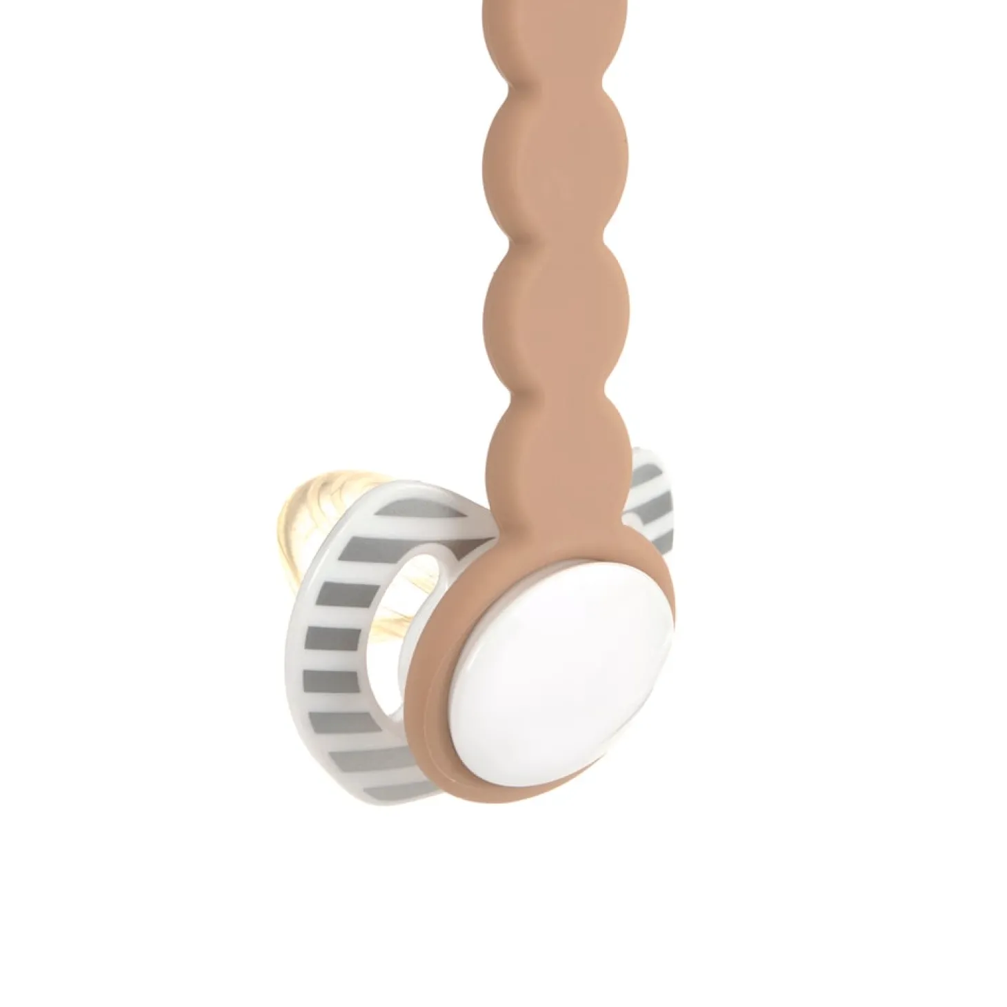 Lässig Attache sucette Bois/Silicone Tiny Smile Érable