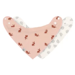 Lässig                    2 bandanas avec col bénitier Little Forest Lapin    0-24 mois