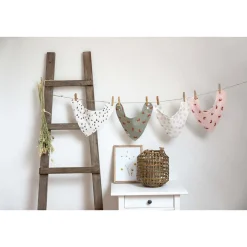 Lässig                    2 bandanas avec col bénitier Little Forest Lapin    0-24 mois