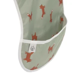 Lässig 2 bavoirs avec poche Little Forest Renard 6-24 mois