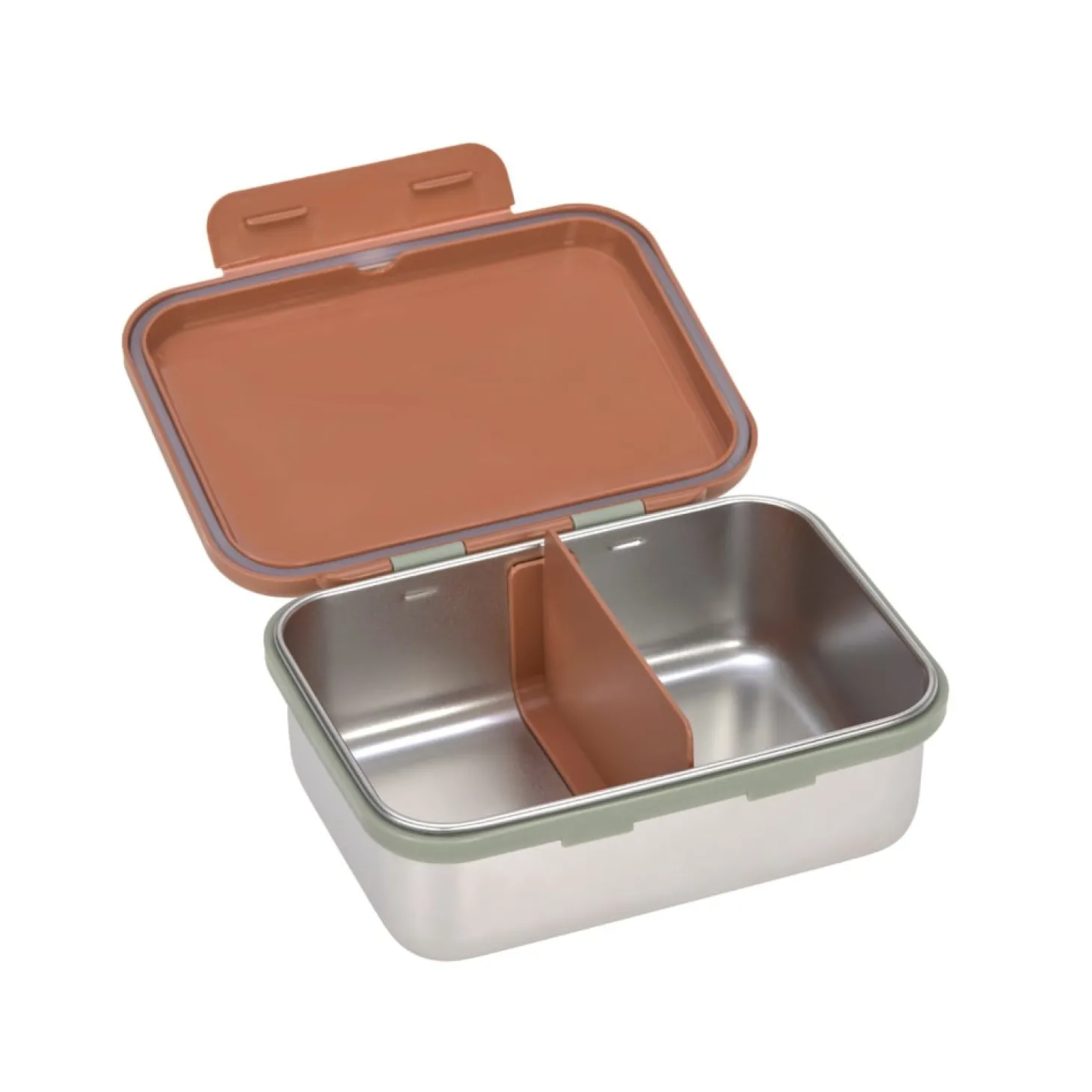 Lässig Boîte à goûter / Lunch box inox Happy Prints Caramel
