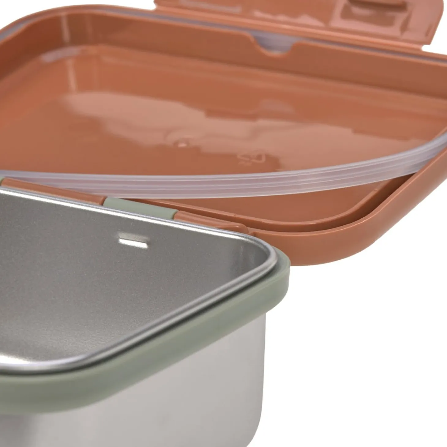 Lässig Boîte à goûter / Lunch box inox Happy Prints Caramel