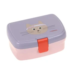Lässig                    Boîte à goûter Tiny Team Chat    Lilac