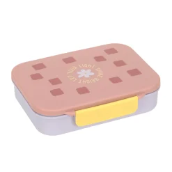 Lässig                    Boîte à gouter Bento Pattern Party    Rose/Lilas