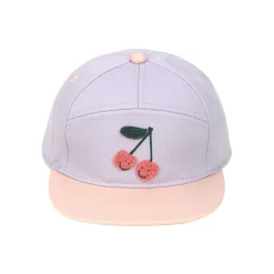 Lässig                    Casquette Kids visière plate Cherry    Lilas/Pêche            52