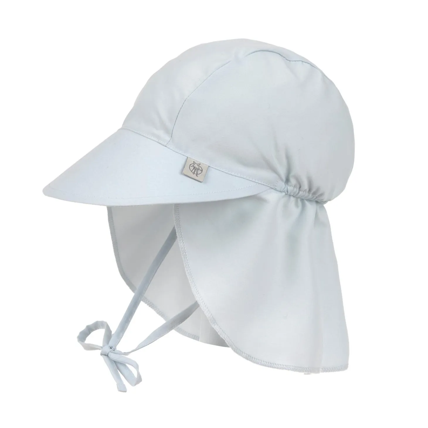 Lässig Casquette protège nuque anti-UV Sel marin Blanc 3 - 6 mois