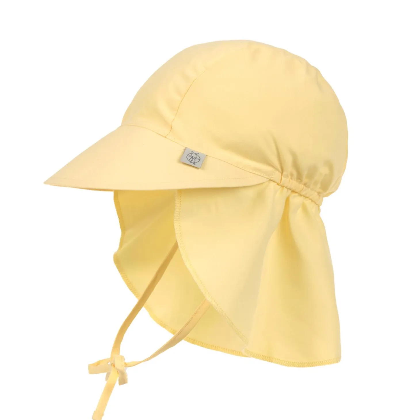 Lässig Casquette protège nuque anti-UV Jaune pâle 7 - 12 mois