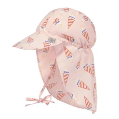 Lässig                    Casquette protège nuque anti-UV Ice Cream    Rose            7 - 12 mois