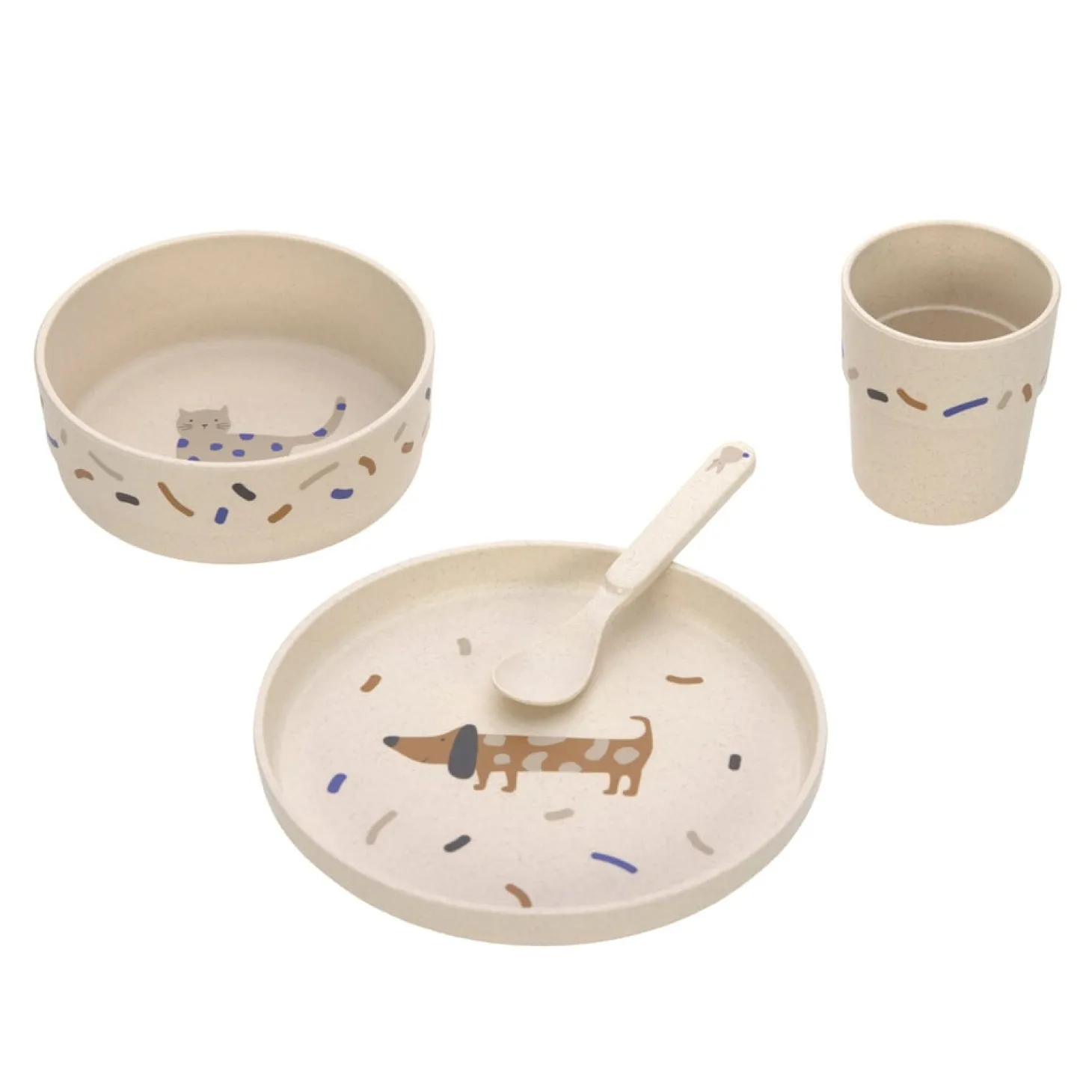 Lässig Coffret repas Little Mateys Bleu Royal