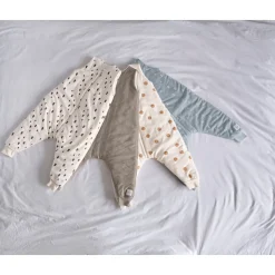 Lässig Combinaison pour dormir Blocks Bleu clair 80 cm