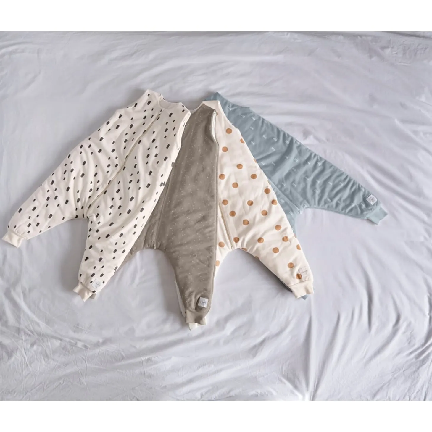 Lässig Combinaison pour dormir Blocks Bleu clair 80 cm