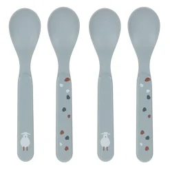 Lässig 4 cuillères Tiny Farmer Mouton/Oie Bleu
