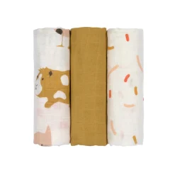 Lässig Lange divinement doux Little Mateys Orange Épicé 80x80 cm