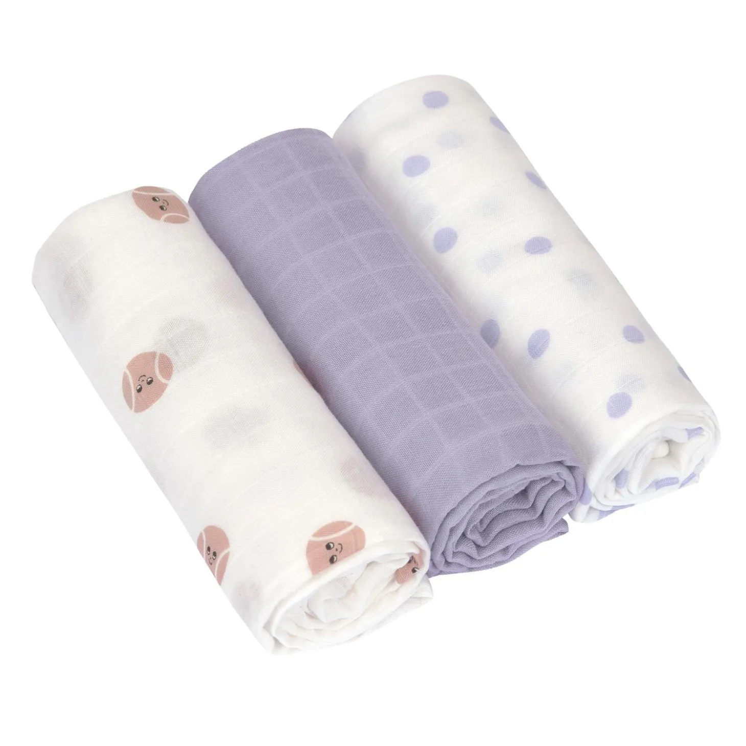 Lässig Lange divinement doux L 3 pcs Tiny Team Chat Lilac 80x80 cm