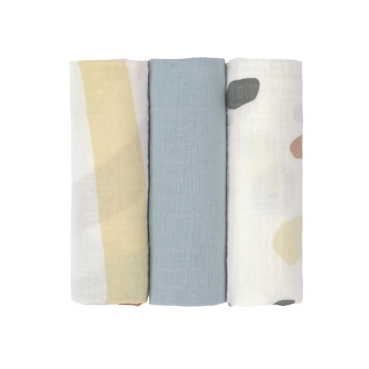 Lässig Lange mousseline L Arc-en-ciel Bleu poudré
