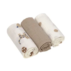 Lässig Lange mousseline Little Mateys Bleu Royal 60x60 cm